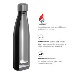 17oz Double Wall Vacuum Insulated Flask, Gloss Finish