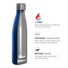 17oz Double Wall Vacuum Insulated Flask, Gloss Finish