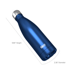 17oz Double Wall Vacuum Insulated Flask, Gloss Finish