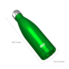 17oz Double Wall Vacuum Insulated Flask, Gloss Finish