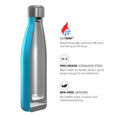 17oz Double Wall Vacuum Insulated Flask, Gloss Finish