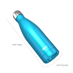 17oz Double Wall Vacuum Insulated Flask, Gloss Finish