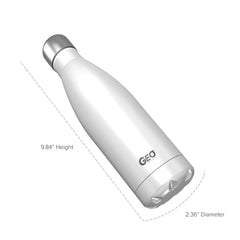17oz Double Wall Vacuum Insulated Flask, Gloss Finish