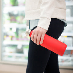 17oz Double Wall Vacuum Insulated Flask, Standard Mouth and POWDER FINISH