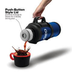 GEO 4 Liter Vacuum Insulated Thermos Flask w/ Portable Cup