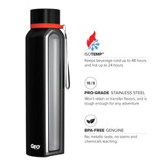 28 oz Powder SS Widemouth Sports Bottle w/ 58 mm Cap