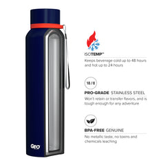 28 oz Powder SS Widemouth Sports Bottle w/ 58 mm Cap