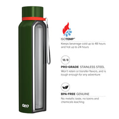 28 oz Powder SS Widemouth Sports Bottle w/ 58 mm Cap