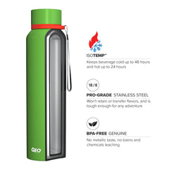 28 oz Powder SS Widemouth Sports Bottle w/ 58 mm Cap