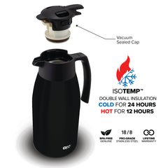 2 Liter Coffee Pitcher w/ 90mm Screw Cap