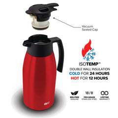 2 Liter Coffee Pitcher w/ 90mm Screw Cap
