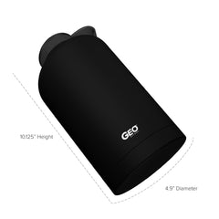 64oz Double Wall Vacuum Insulated Growler, Wide Mouth and POWDER FINISH