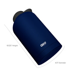 64oz Double Wall Vacuum Insulated Growler, Wide Mouth and POWDER FINISH