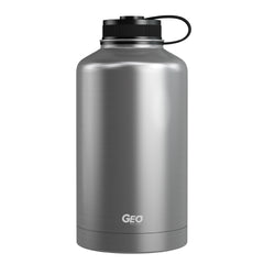 64oz Double Wall Vacuum Insulated Growler, Wide Mouth and POWDER FINISH