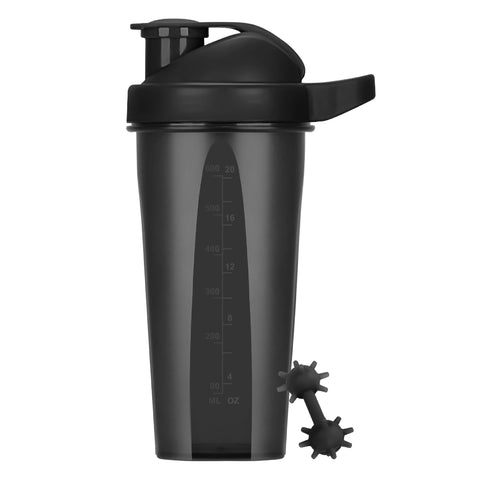 24oz Black Shaker Bottle