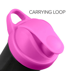 24oz Black Shaker Bottle