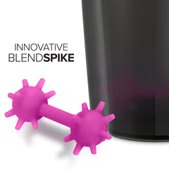 24oz Black Shaker Bottle
