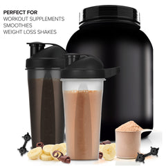 24oz Clear Shaker Bottle