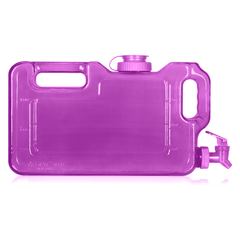 Geo Bottles Dispensers Purple 1.1 Gallon Refrigerator Bottle Water Dispenser w/ Faucet BPA FREE