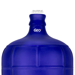 Geo Bottles Glass Bottles 3 Gallon Round Frosted Glass Carboy w/55mm Crown Top
