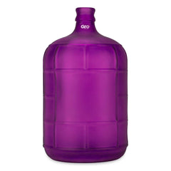 Geo Bottles Glass Bottles Purple 3 Gallon Round Frosted Glass Carboy w/55mm Crown Top