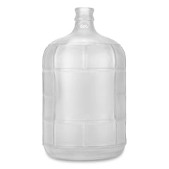 Geo Bottles Glass Bottles White 3 Gallon Round Frosted Glass Carboy w/55mm Crown Top