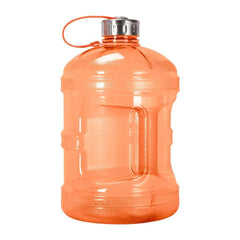 GEO Bottles Orange 1 Gallon BPA FREE Bottle w/ Stainless Steel Cap