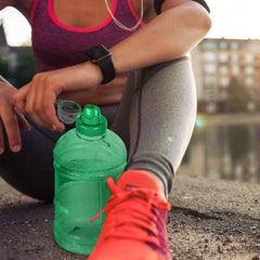 Geo Bottles Bottles 1/2 Gallon (64 oz.) BPA FREE Plastic Water Bottle w/ 48mm Twist Cap