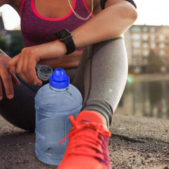 Geo Bottles Bottles 1/2 Gallon (64 oz.) BPA FREE Plastic Water Bottle w/ 48mm Twist Cap