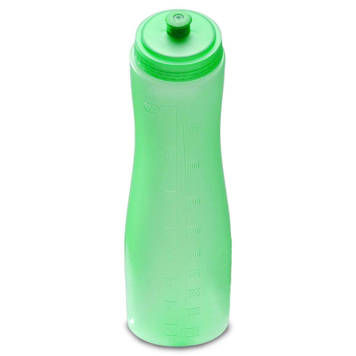 1pc 67.63 oz/2L Large Capacity green PC Water Bottle with 3D Sticker Sports  Fitness Portable Straw Cup, Suitable for Home and Outdoor Travel