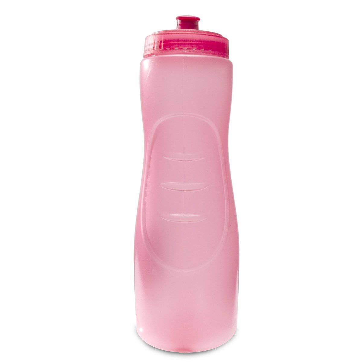 1pc Pink Time Marked Water Bottle, Transparent With Portable Strap And  Large Capacity For Outdoor Sports