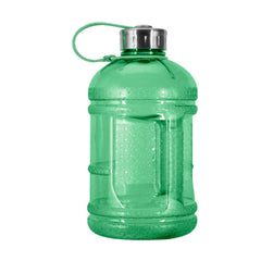 Geo Bottles Bottles Green 1/2 Gallon BPA FREE Plastic Water Bottle w/ 48mm Steel Cap