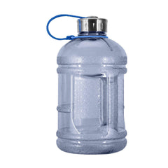 Geo Bottles Bottles Natural Blue 1/2 Gallon BPA FREE Plastic Water Bottle w/ 48mm Steel Cap