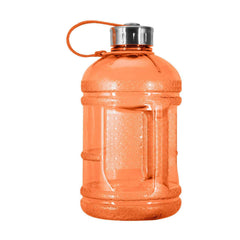 Geo Bottles Bottles Orange 1/2 Gallon BPA FREE Plastic Water Bottle w/ 48mm Steel Cap