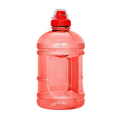 Geo Bottles Bottles Red 1/2 Gallon (64 oz.) BPA FREE Plastic Water Bottle w/ 48mm Twist Cap